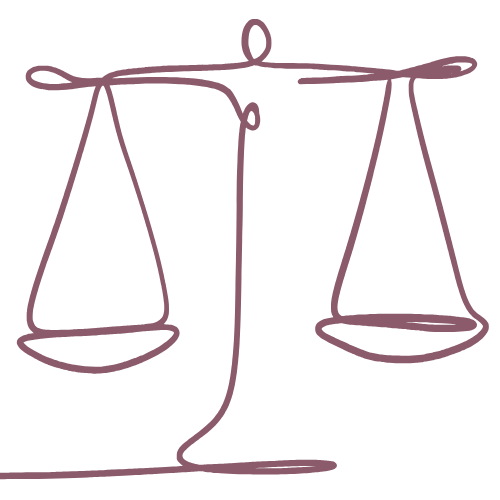 Balance symbolisant le système de justice